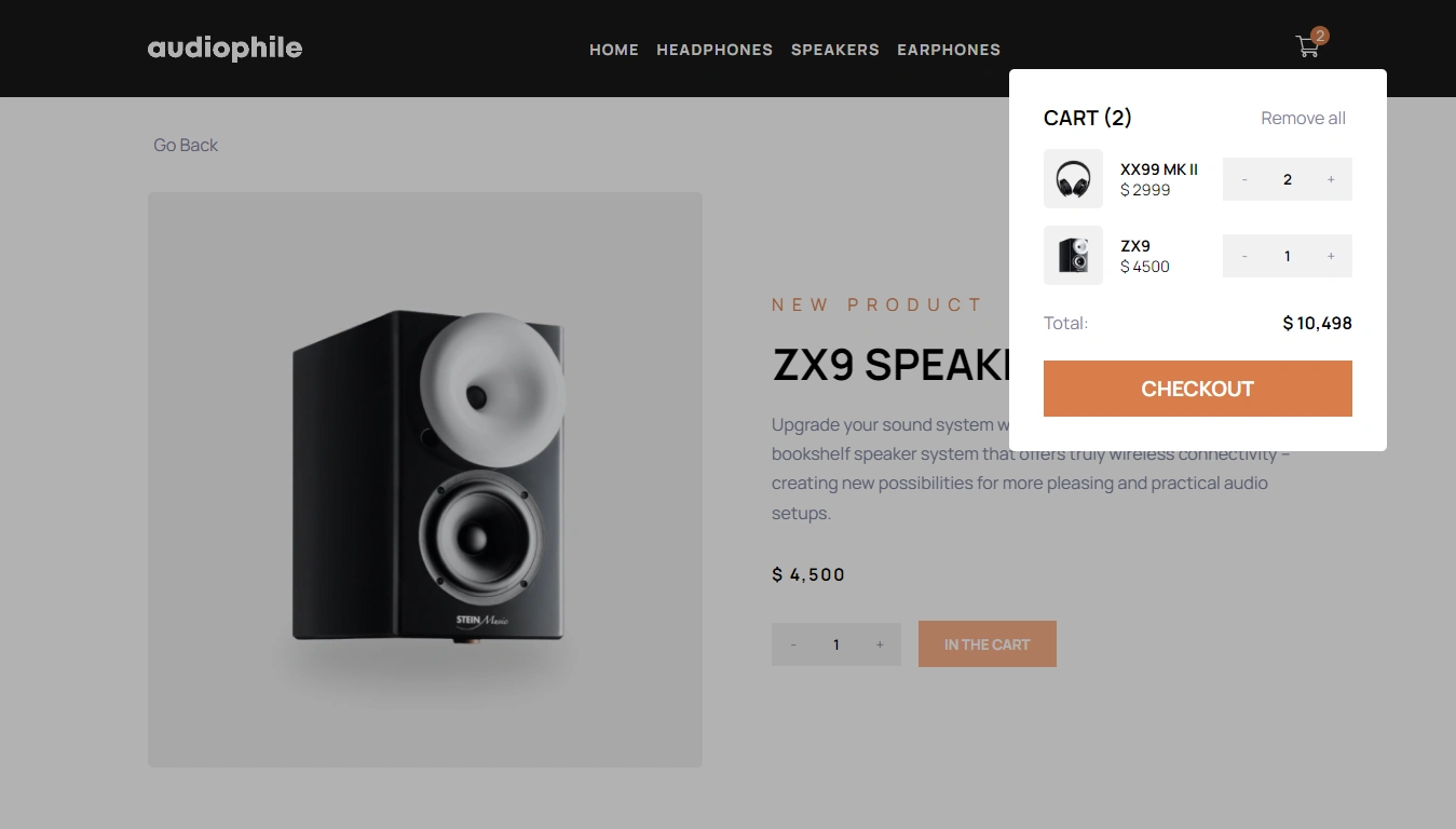 Audiophile E-commerce 3