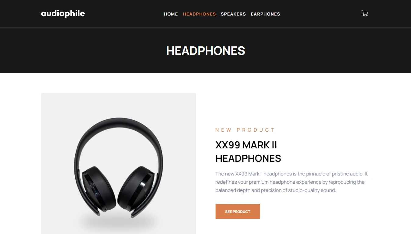 Audiophile E-commerce 1
