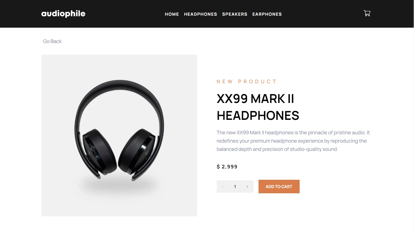 Audiophile E-commerce 2