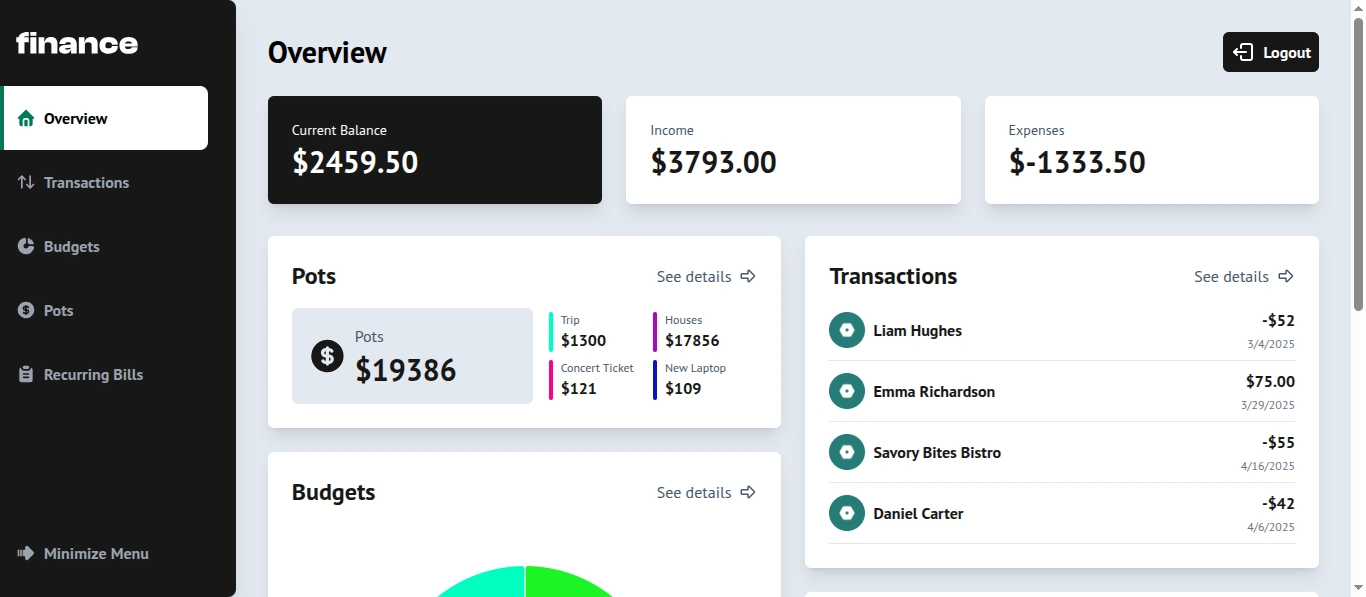 Finance App 2