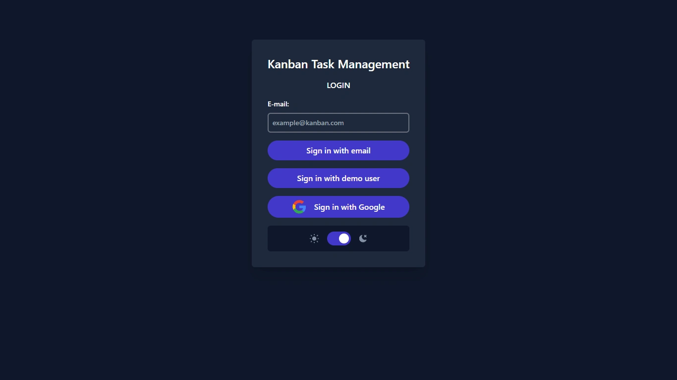 Kanban Task Management 0